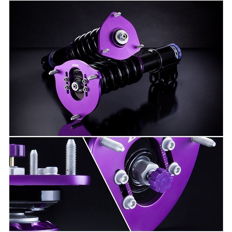 D2 Racing 1 PC REAR (RWD) RS Series Coilover - (D-LE-07-2-RS) for Lexus IS 250 / IS 350 2014-2017