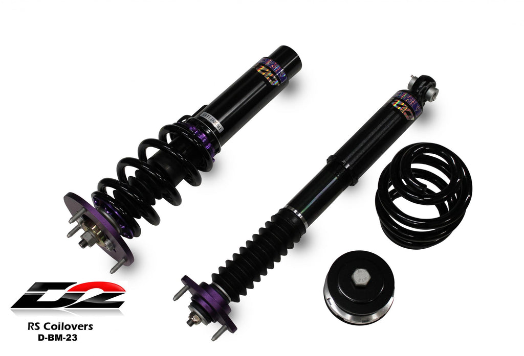 D2 Racing RS Coilovers For 99-05 BMW 323Ci 99-05 BMW 323i 99-05 BMW 325Ci 99-05 BMW 325i 99-05 BMW 328Ci 99-05 BMW 328i 99-05 BMW 330Ci 99-05 BMW 330i 01-06 BMW M3 RWD (D-BM-23-RS)