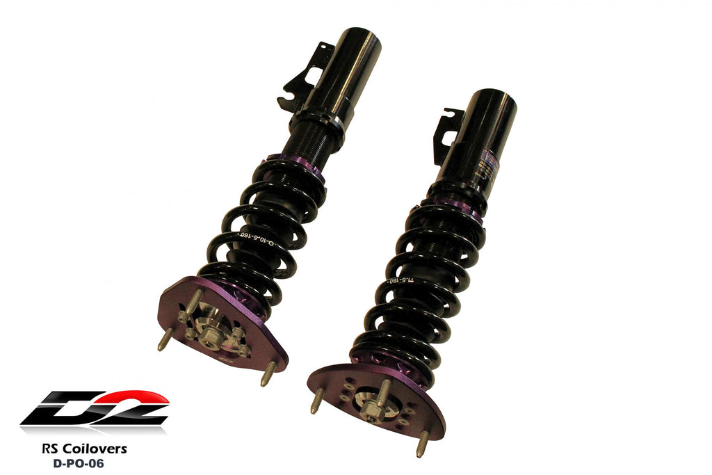 D2 Racing RS Coilovers For 05-12 Porsche Boxster 06-13 Porsche Cayman RWD (D-PO-06-RS)