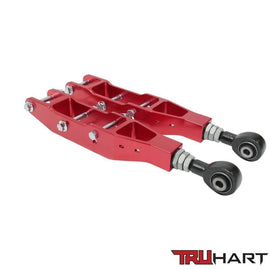 TruHart Rear Lower Control Arms (Adjustable), Anodized Red for 2013-2016 Scion FR-S(TH-S108-RE)