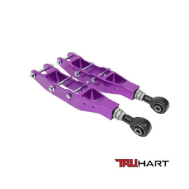 TruHart Rear Lower Control Arms (Adjustable), Anodized Purple for 2013-2016 Scion FR-S(TH-S108-PU)