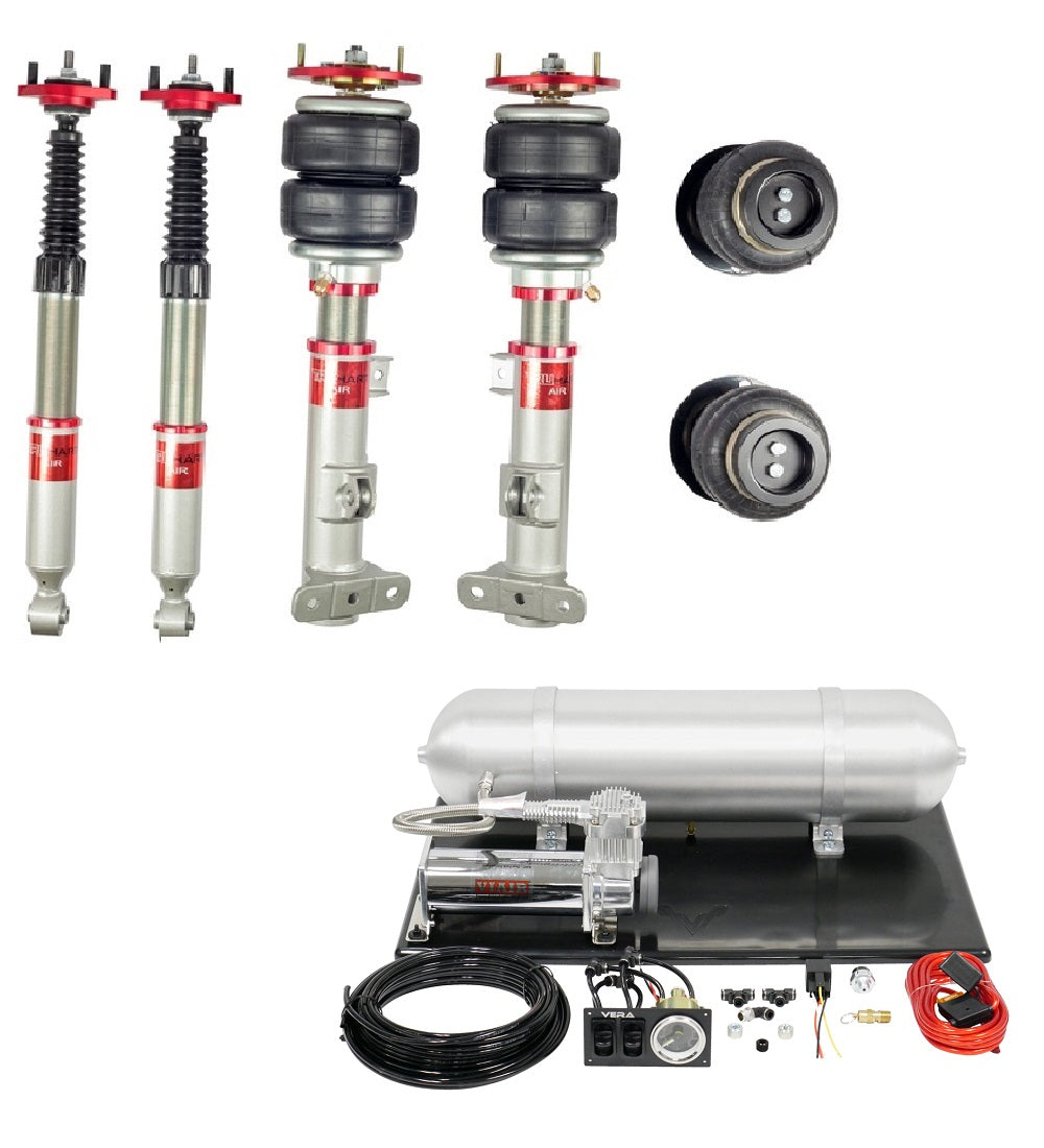 TruHart Air Struts with Optional Management For 05+ Chrysler 300 RWD 11+ Dodge Challenger 05-08 Dodge Magnum (TH-D1002)