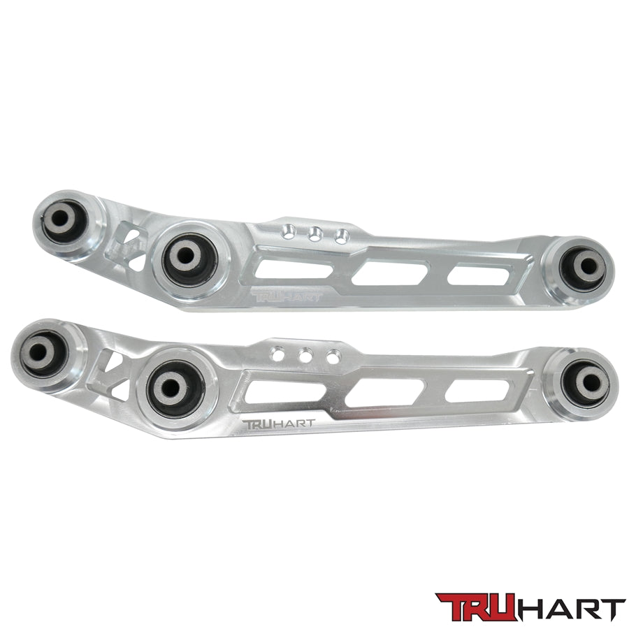 Truhart Rear Lower Control Arms Polished For 90-01 Acura Integra 88-95 Honda Civic 88-91 Honda CRX (TH-H101-PO)